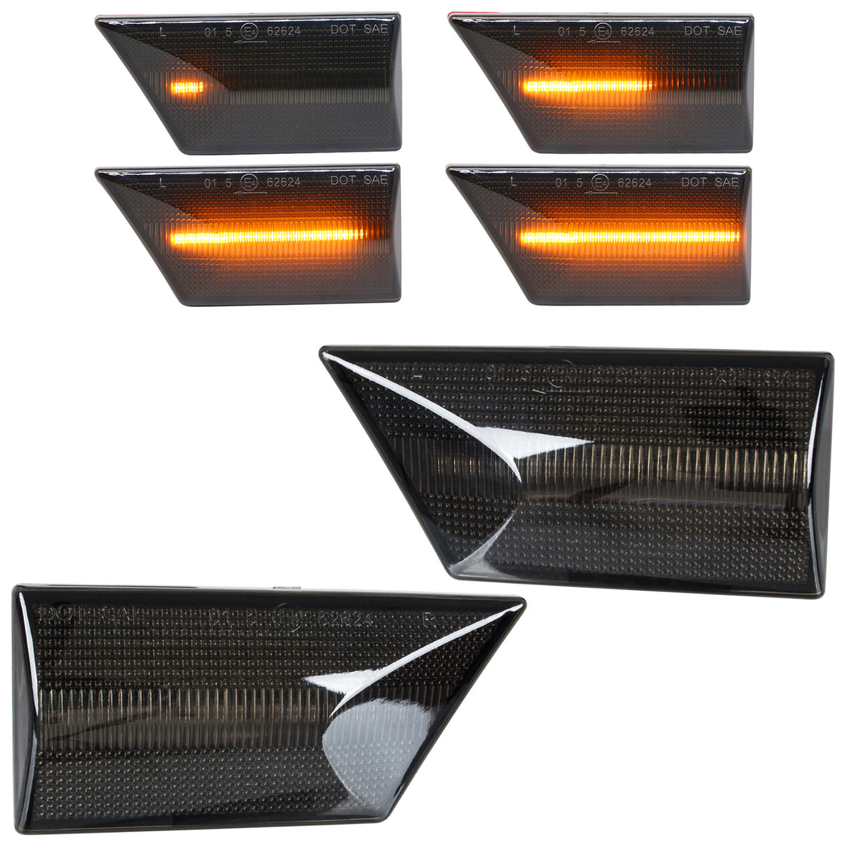 Чифт странични мигачи LED за Опел Вектра Ц (Opel Vectra C) 2002–2009