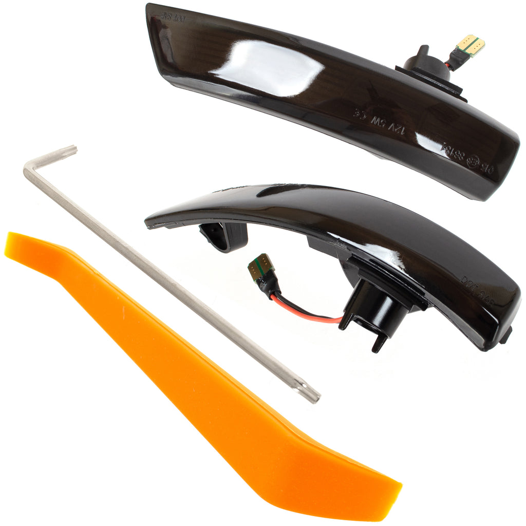 x2 KIERUNKOWSKAZY LED DYNAMICZNE Pływające FORD FOCUS II III 3 MONDEO IV 4