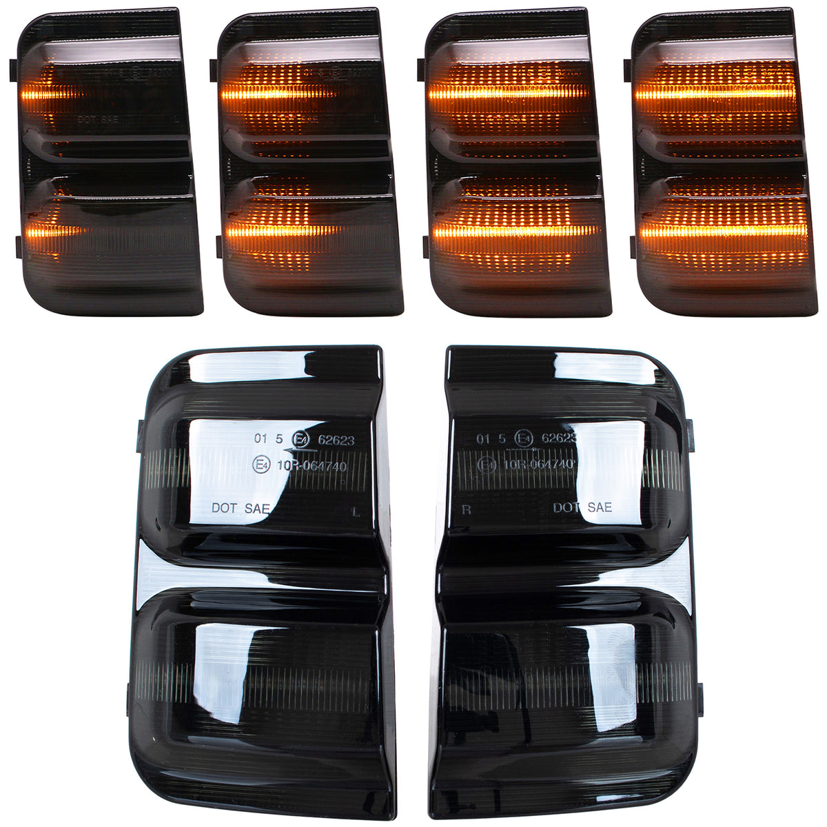 Чифт странични мигачи LED за Пежо Боксер 2006– – 6325H0