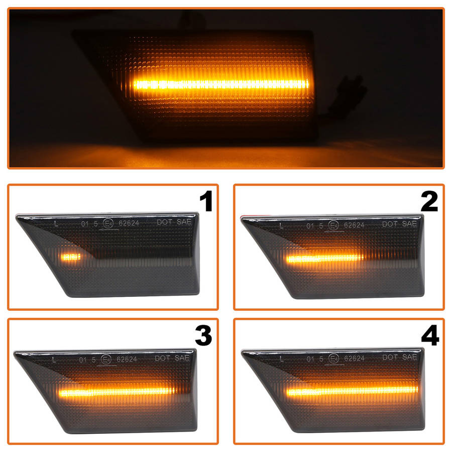 Чифт странични мигачи LED за Опел Вектра Ц (Opel Vectra C) 2002–2009
