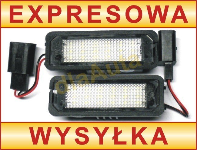 LED плафон за номер за VW Golf 4 5 6 7 Passat B6 B7 Polo Lupo и др.