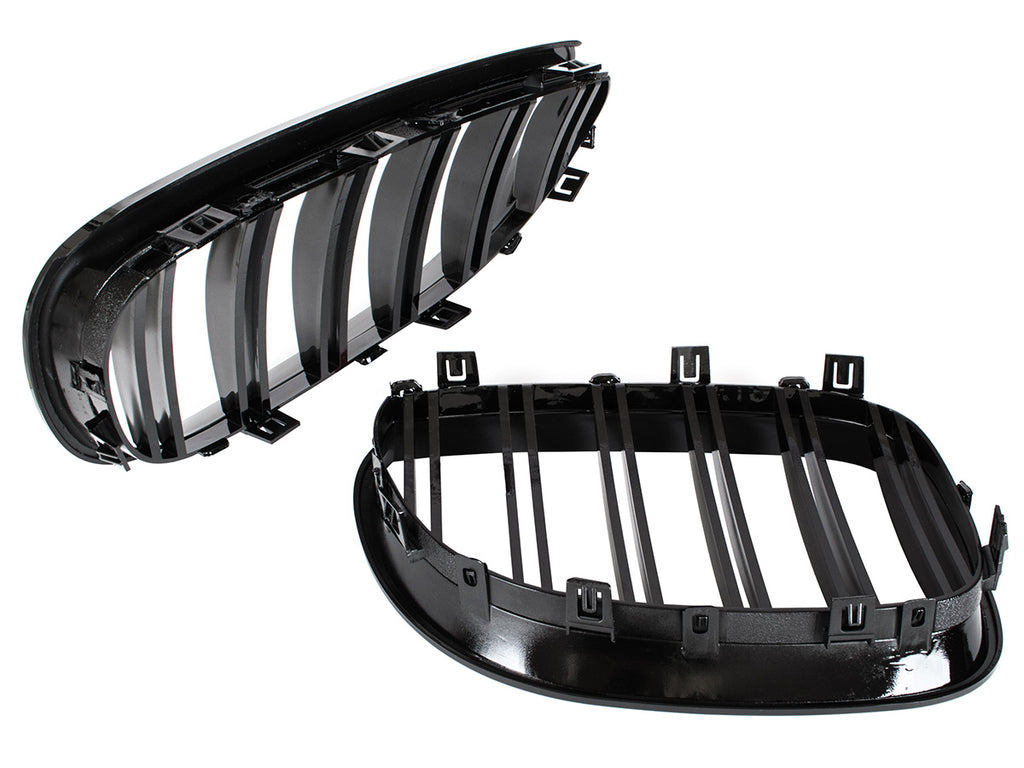 Чифт решетки между фаровете за БМВ Е60 (BMW 5 E60 / E61) 2003–2010