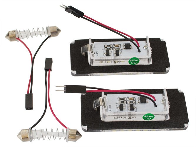 Pereche lămpi număr LED pentru Mini Cooper R56 2006–
