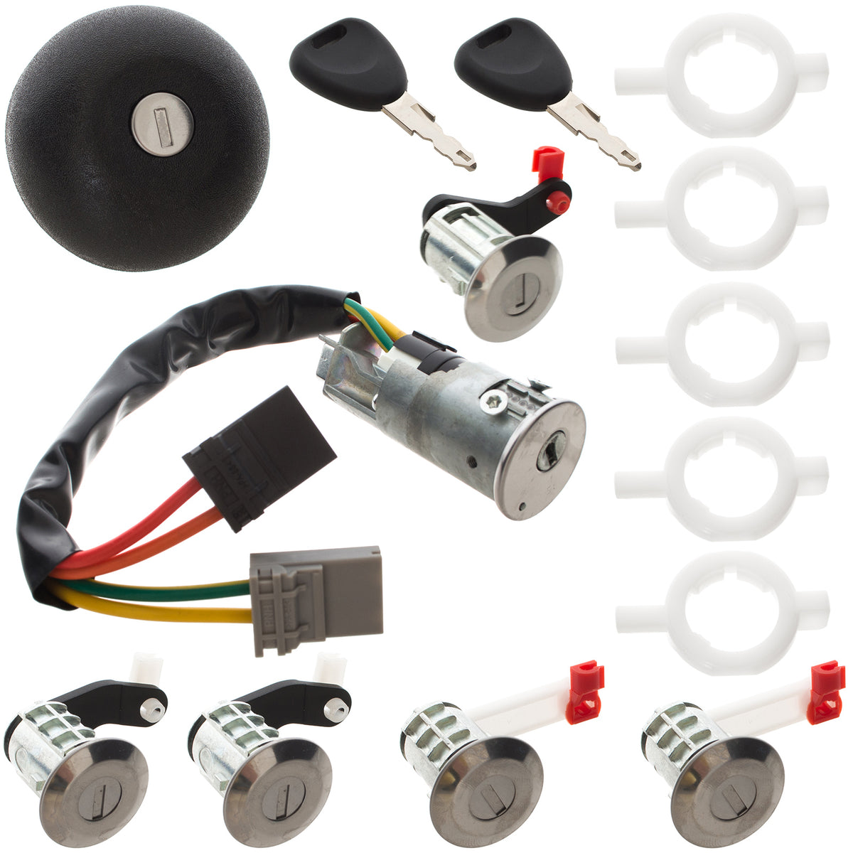 Комплект контактен ключ и патрони за Opel Movano A 1998– – 7701470944