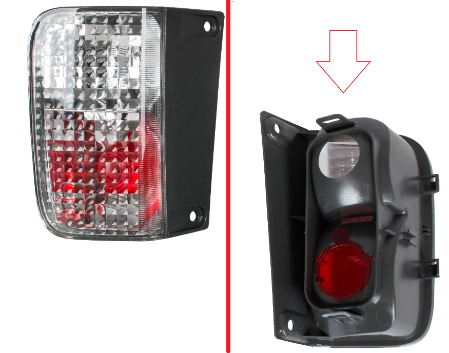Renault Trafic II 01-07 lampa tylna cofania / przeciwmgielna lewa