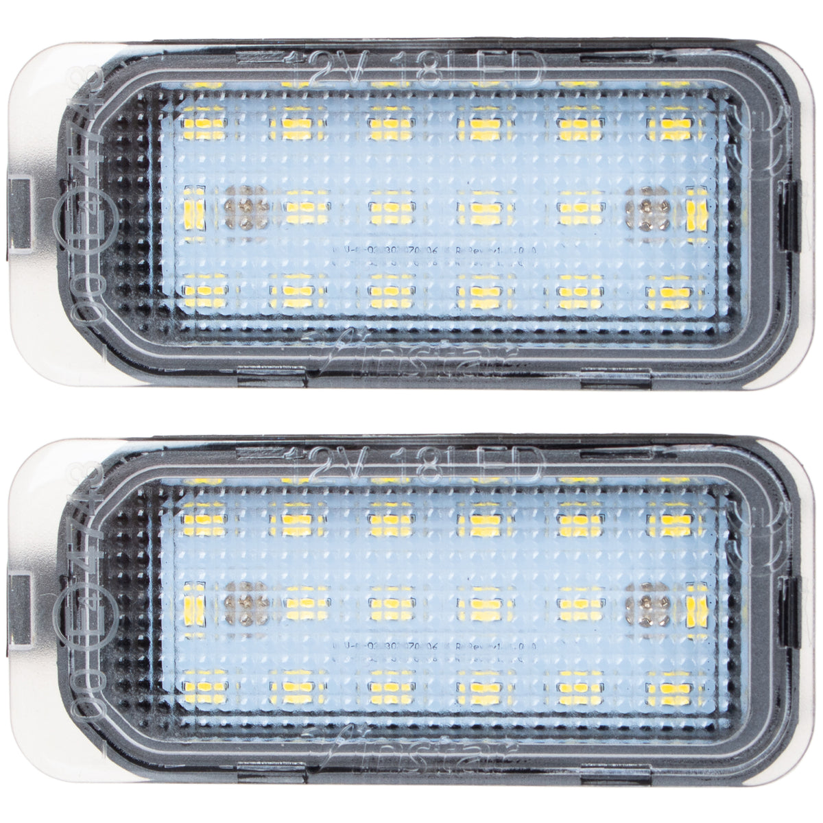 Pereche lămpi număr LED pentru Ford C-MAX 2 Fiesta Mk7 Focus și altele