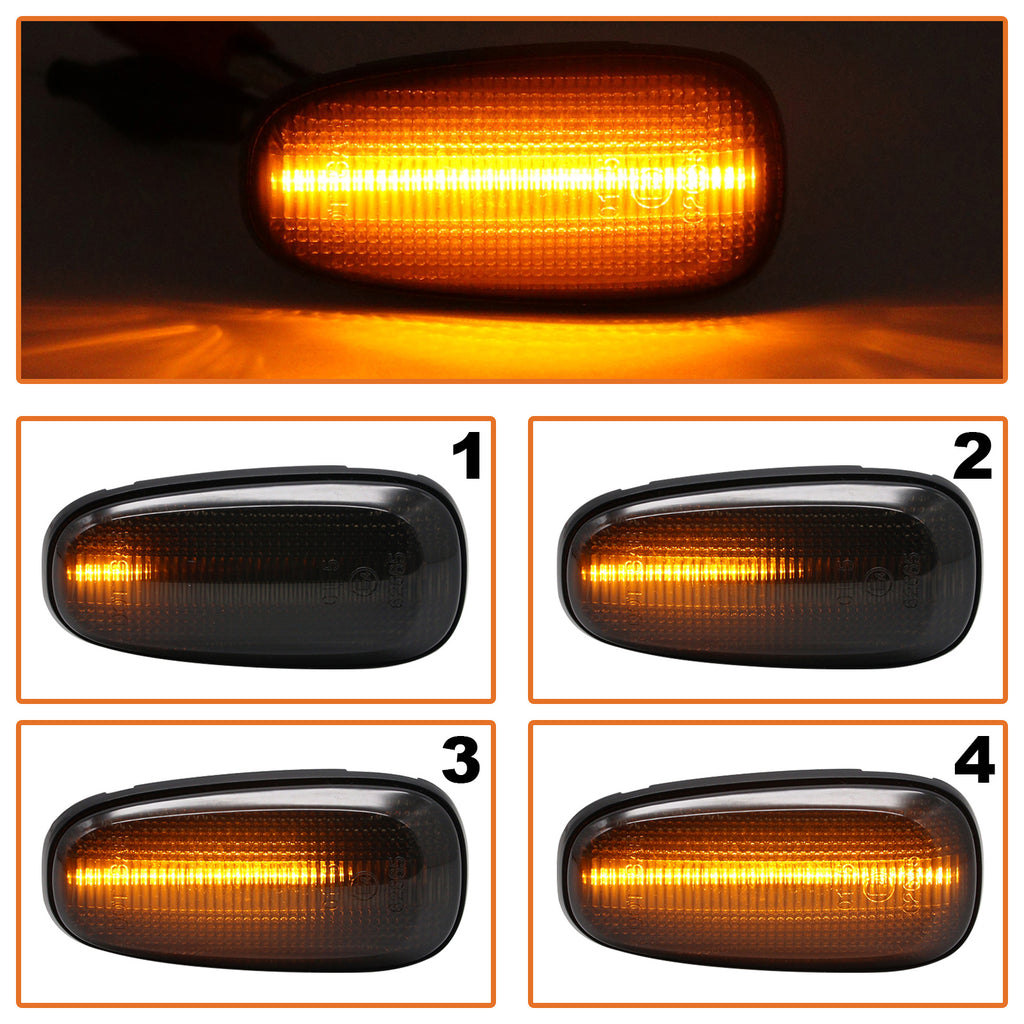 Pereche semnalizări laterale LED pentru Opel Astra 2 G 1998–2009