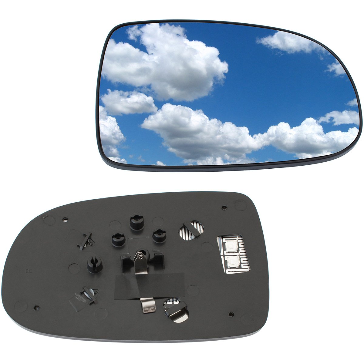 Sticlă oglindă exterioară dreapta pentru Opel Corsa C 2000–2007