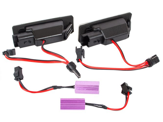 Pereche lămpi număr LED pentru Nissan Juke NV200 Qashqai 1 2 și altele