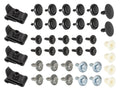 Set clipsuri scut motor pentru Toyota Avensis T25 2003–2009