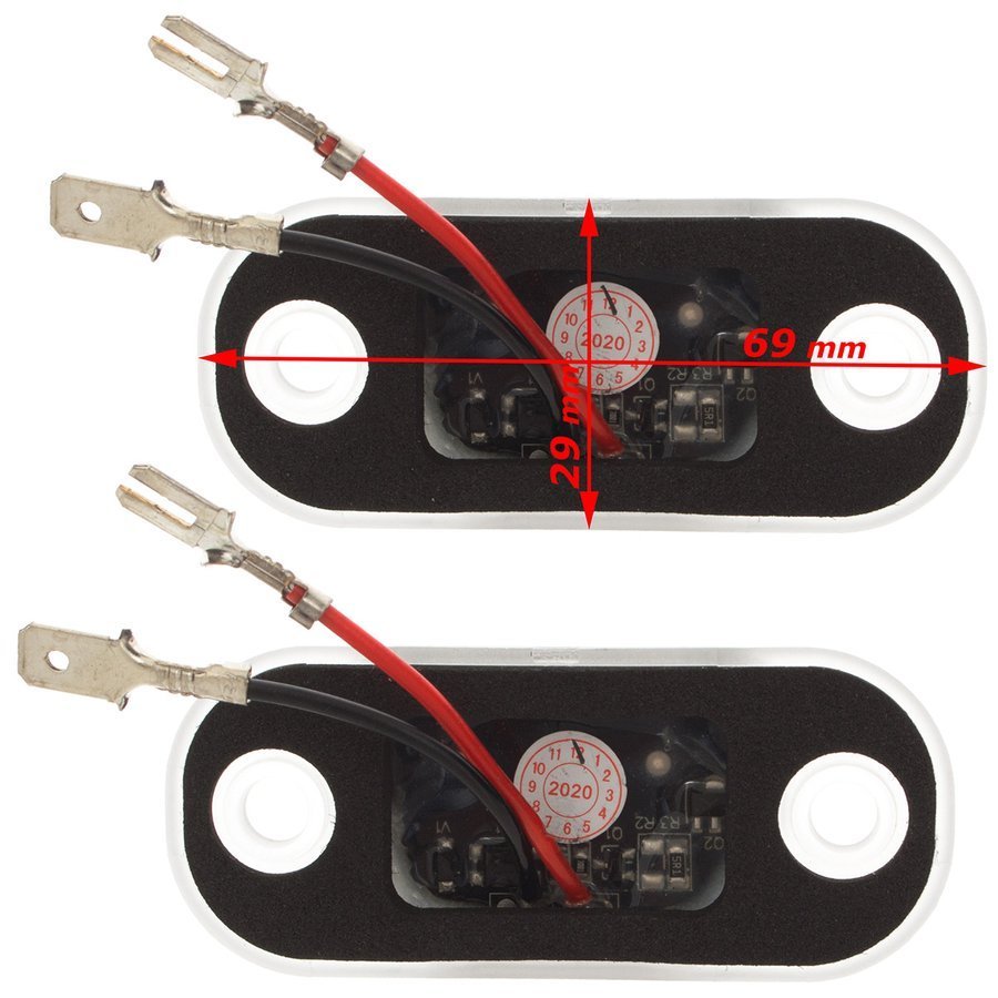 Pereche lămpi număr LED pentru Audi 80 B3 B4 90 B3 100 C3 C4 și altele