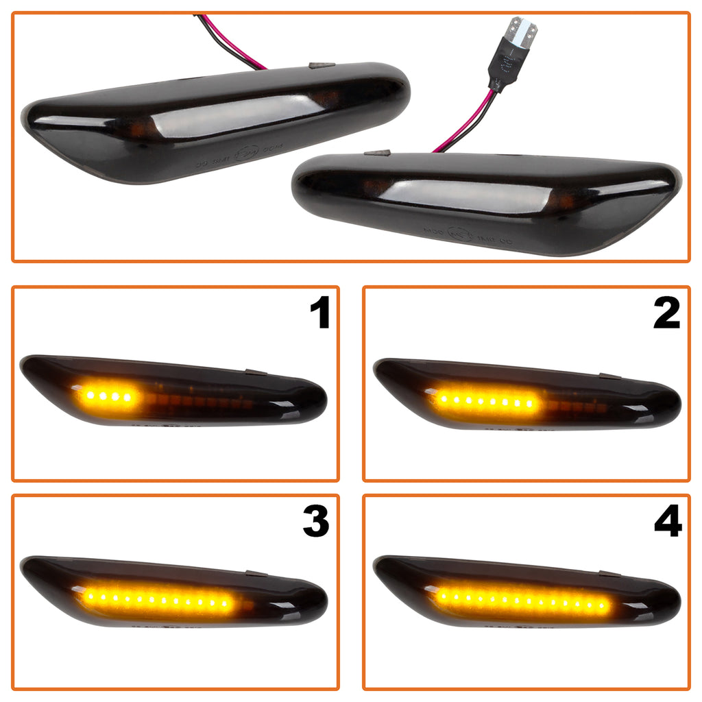 Чифт странични мигачи LED за БМВ 1 серия Е87 (BMW 1 E81 E82 E87 E88)
