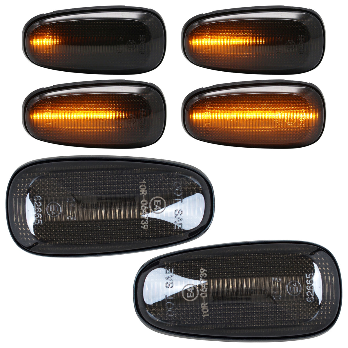 Чифт странични мигачи LED за Опел Астра Г 1998–2009 – 09120467