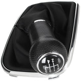 Nucă schimbător de viteze + manșon cu ramă cromată pentru VW Golf 4
