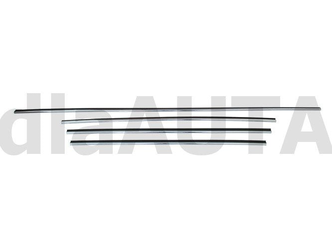 Ornamente cromate pentru grilă pentru Peugeot 307 II 2005–2007