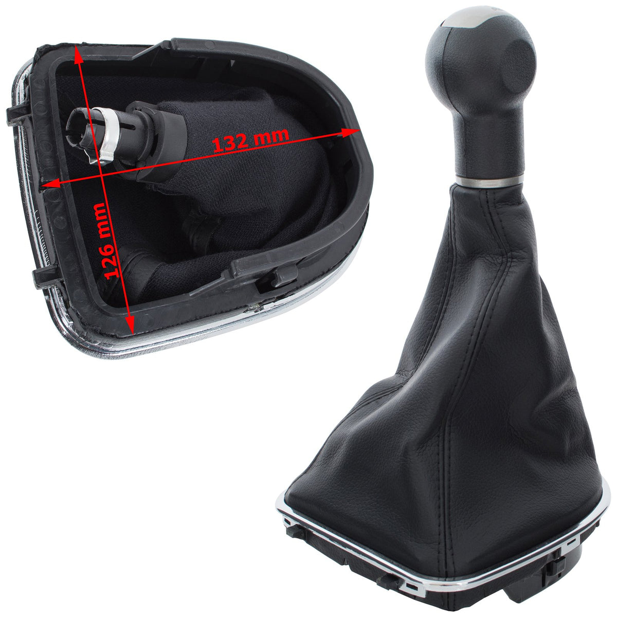 Топка за скоростен лост с маншон и рамка за Seat Leon 2 2005–