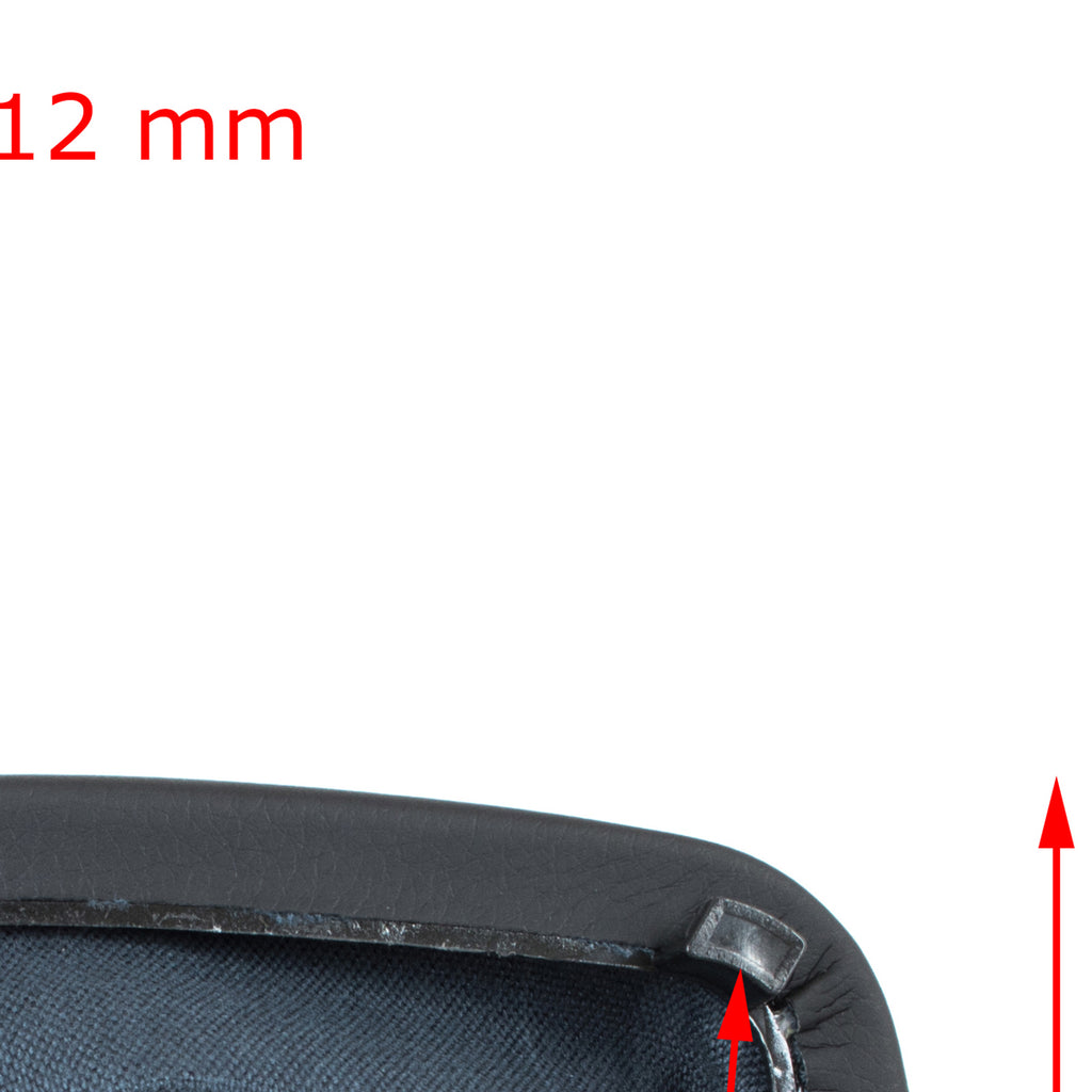 VW Crafter I 06-11 gałka zmiany biegów CZARNA + MIESZEK z ramką CZARNY SCHEMAT 6 BIEGÓW