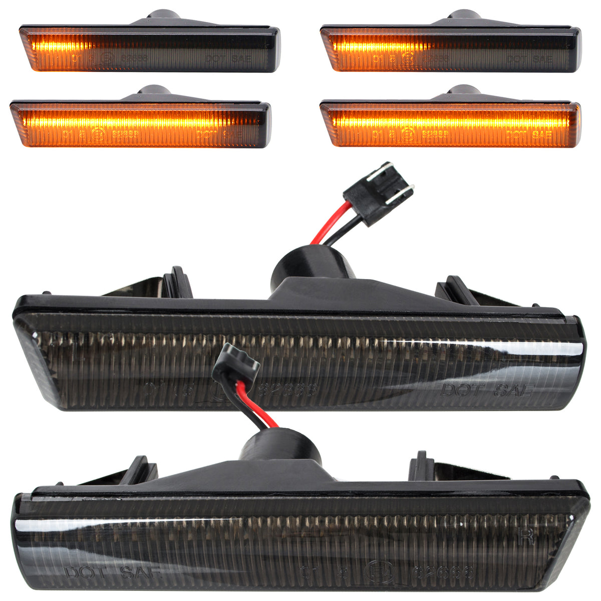Чифт странични мигачи LED за БМВ Е38 (BMW E38) 1994–2001