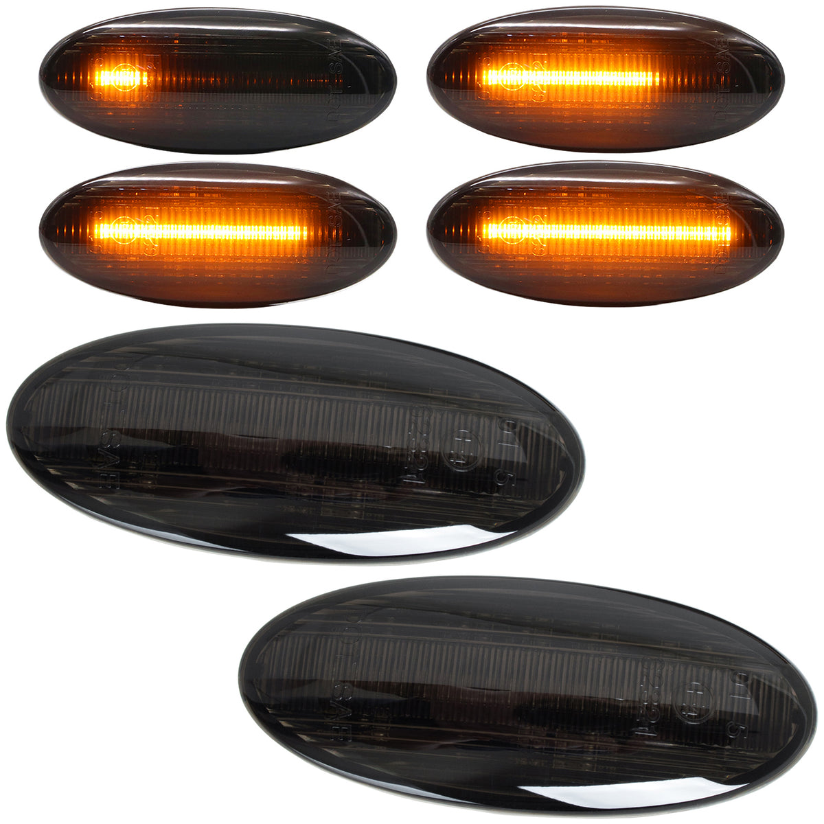 Чифт странични мигачи LED за Nissan Cube Juke Leaf Micra 3 4 и др.