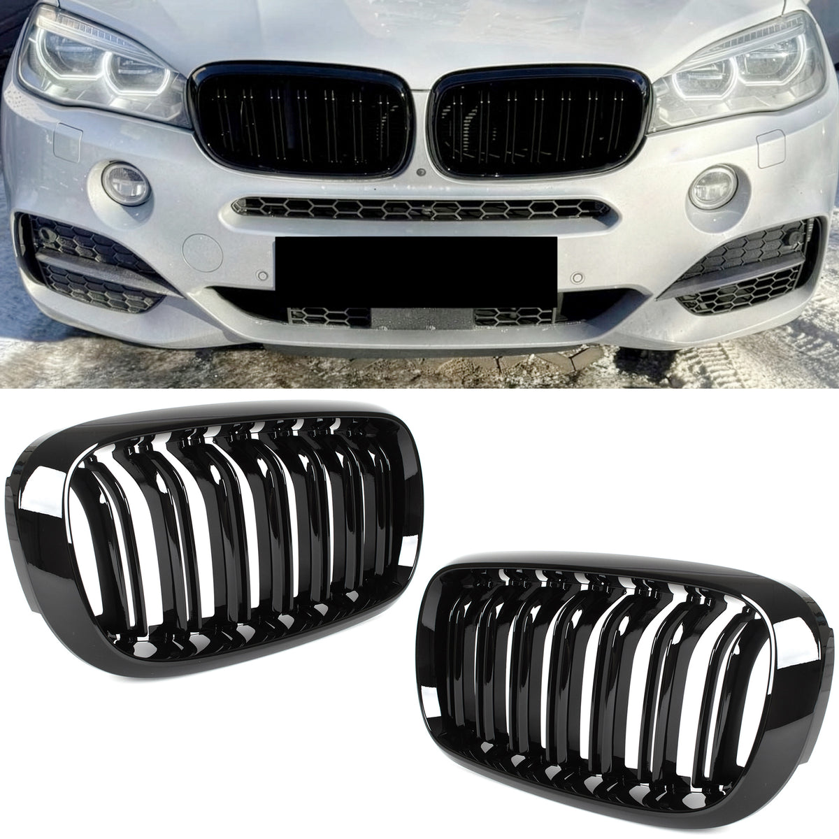 Чифт решетки между фаровете за BMW X5 F15 2013–2018