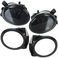 Set proiectoare ceață fumurii cu rame pentru BMW 3 E46 M-Paket M3