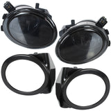 Set proiectoare ceață fumurii cu rame pentru BMW 3 E46 M-Paket M3