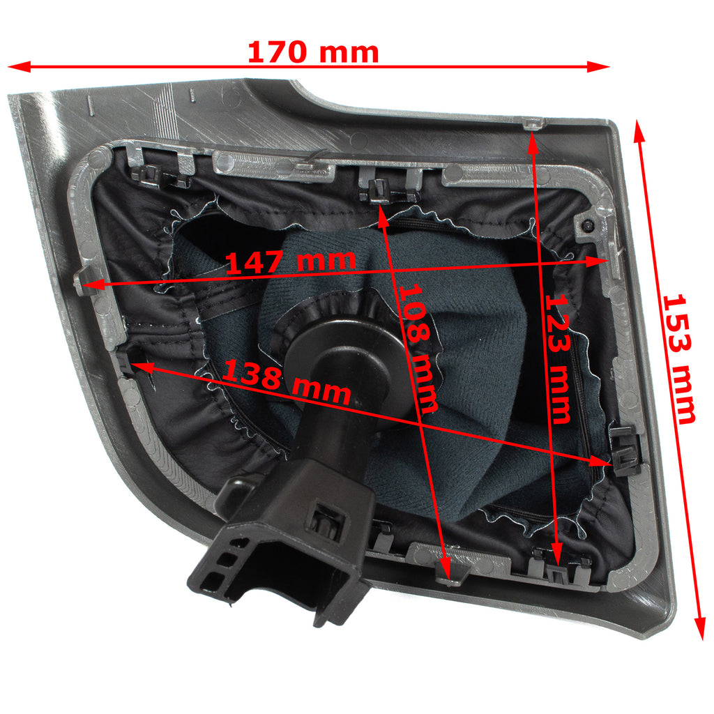 Manșon schimbător de viteze cu ramă pentru Peugeot Boxer 2006–
