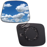 Sticlă oglindă exterioară dreapta pentru Fiat FIORINO 2007–2012