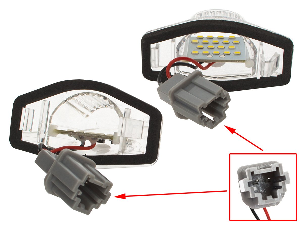 Pereche lămpi număr LED pentru Honda CR-V 3 Crosstour FR-V și altele