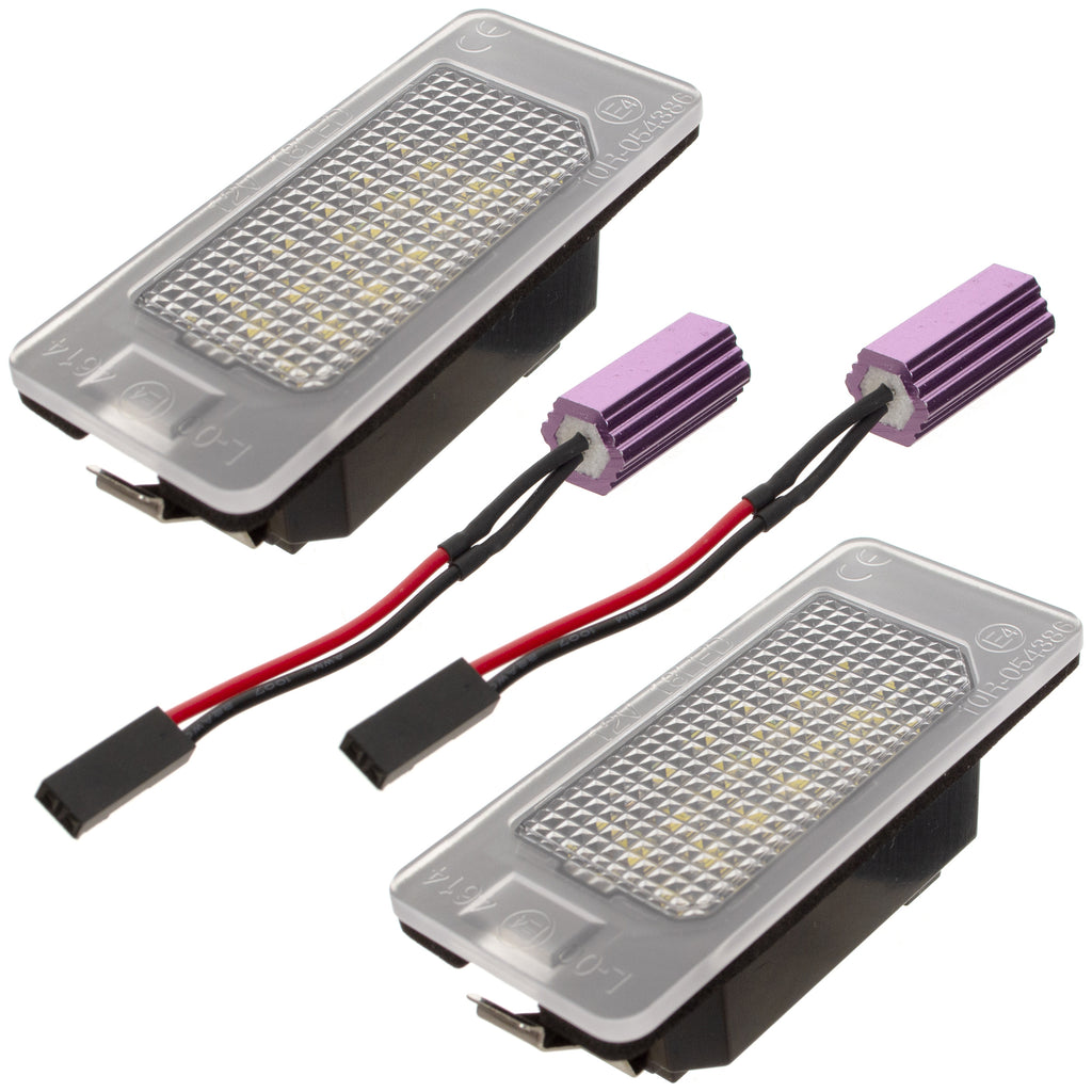 Pereche lămpi număr LED pentru VW Golf 6 Plus break Jetta 3 și altele