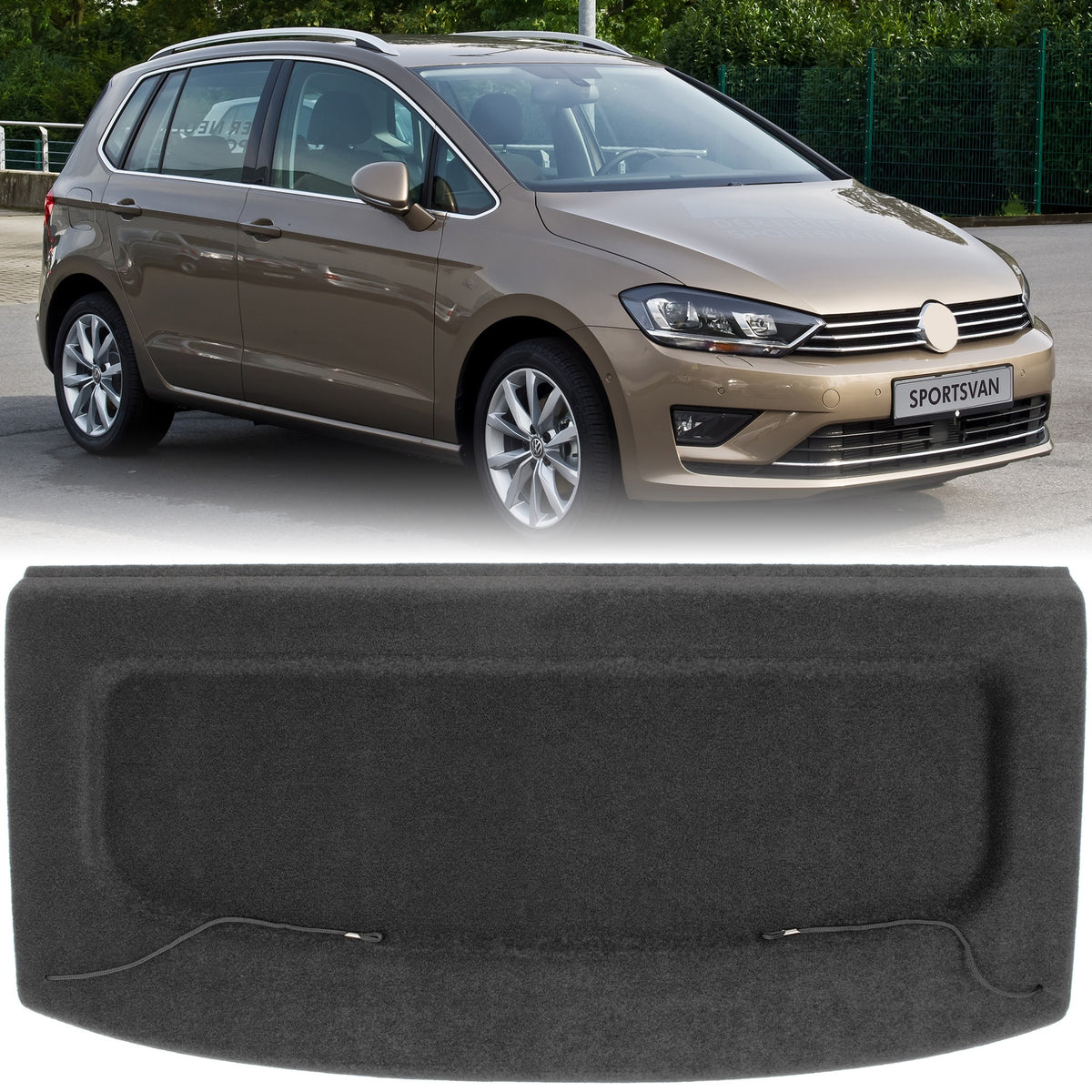 Кора за багажник за VW GOLF SPORTSVAN 7 2014–2020 – 510867769A