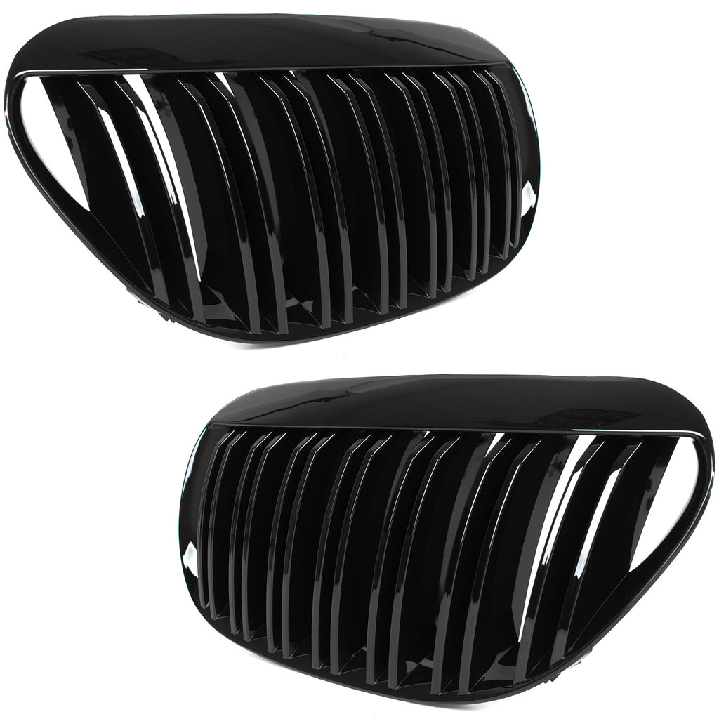 Чифт решетки между фаровете за BMW 6 E63 / E64 2004–2010 – 51137077931