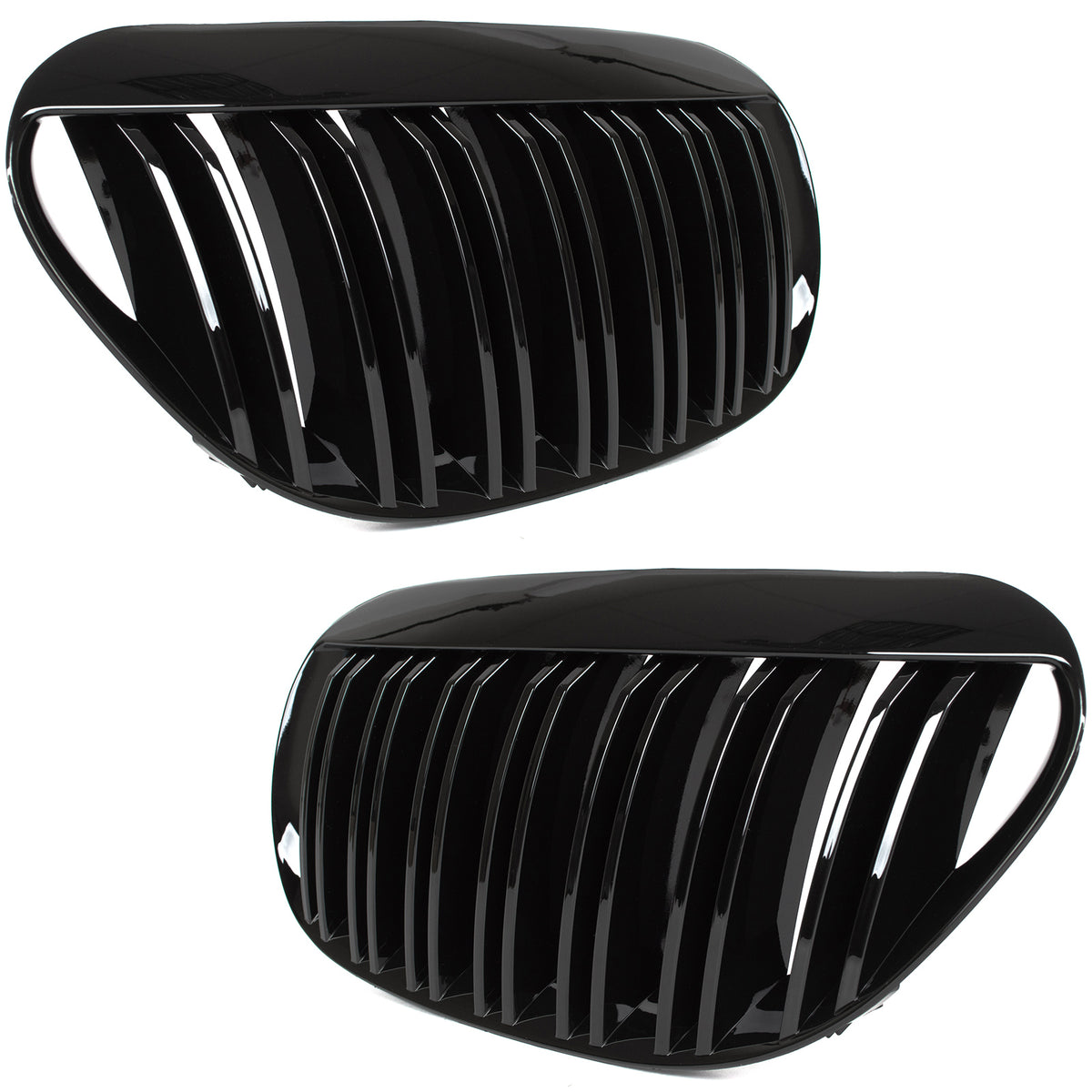 Чифт решетки между фаровете за BMW 6 E63 / E64 2004–2010 – 51137077931