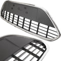 Ford Focus 08-10 atrapka kratka w zderzak środkowa CHROM