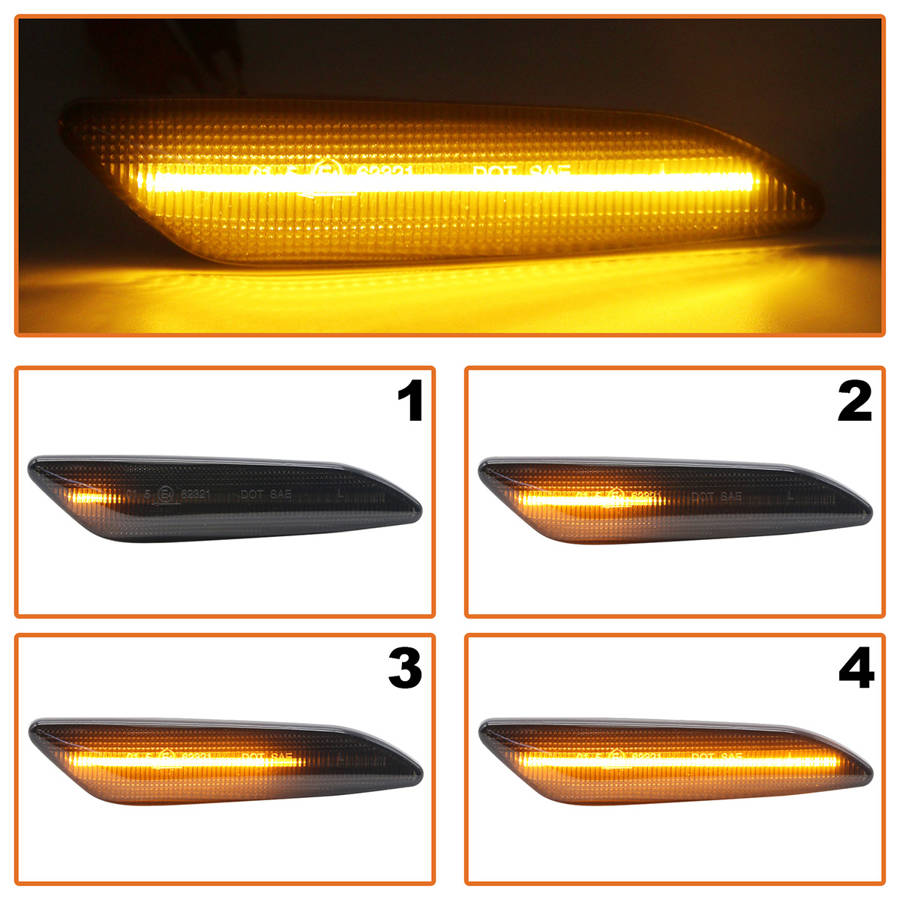 Pereche semnalizări laterale LED pentru Alfa Romeo 147 FL 2004–2010