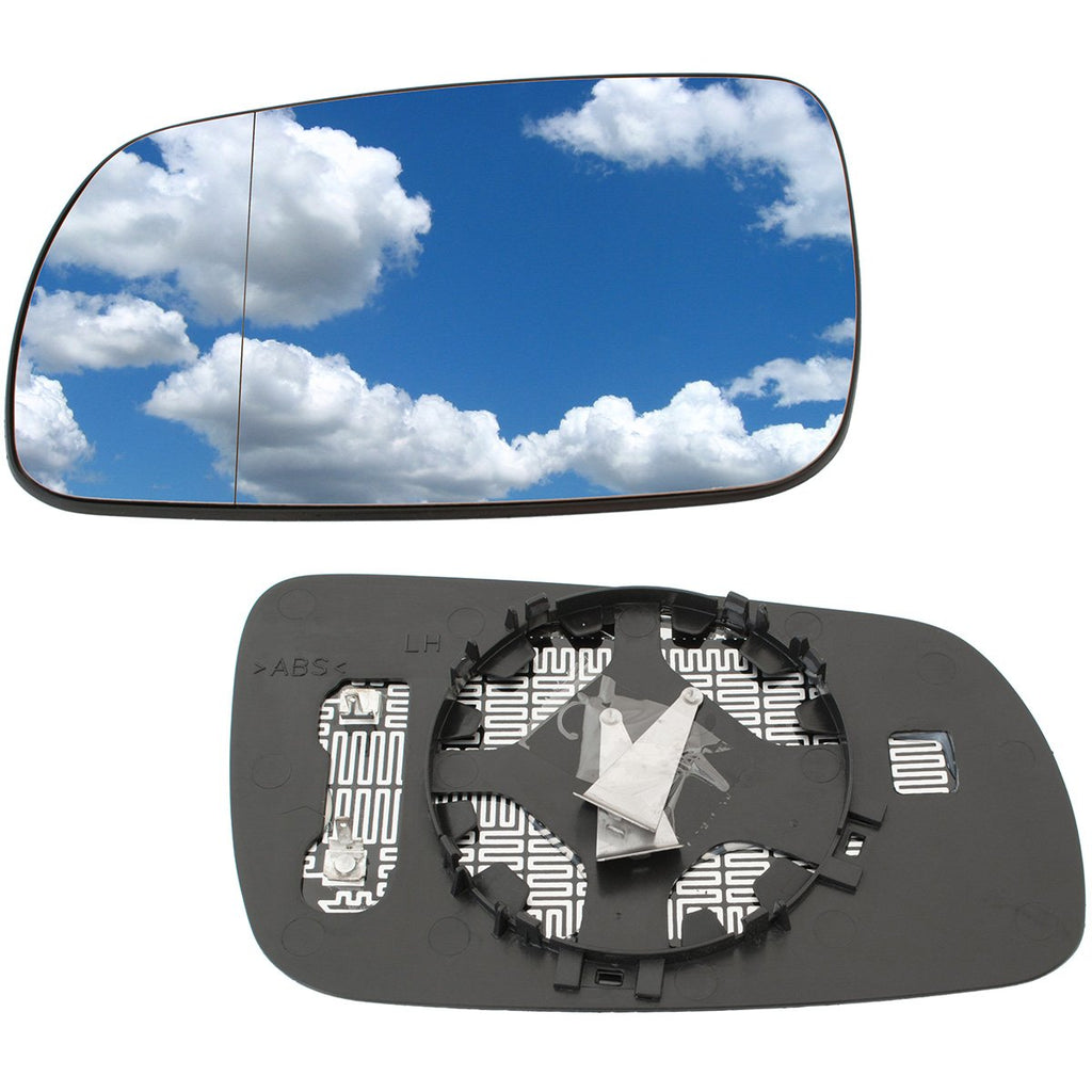 Sticlă oglindă exterioară stânga pentru Skoda Fabia 1 1999–2007