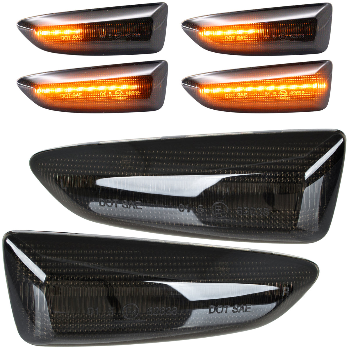 Чифт странични мигачи LED за Зафира Ц (Opel Zafira C) 2011– – 13273103
