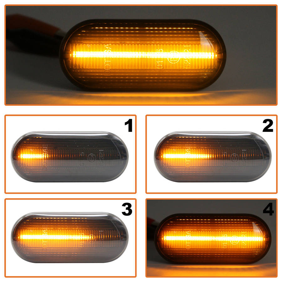 Чифт странични мигачи LED за VW Bora Caddy 2 Golf 4 Jetta Lupo и др.