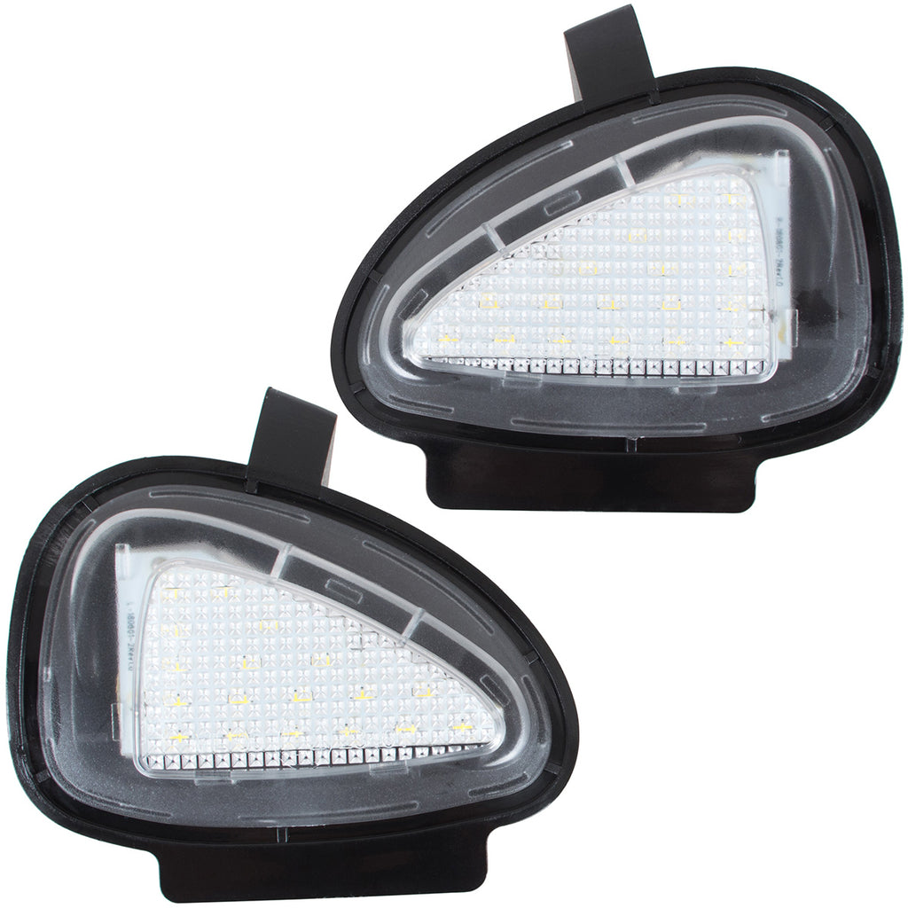 Pereche lămpi iluminare oglinzi pentru VW CC Eos Golf 6 și altele