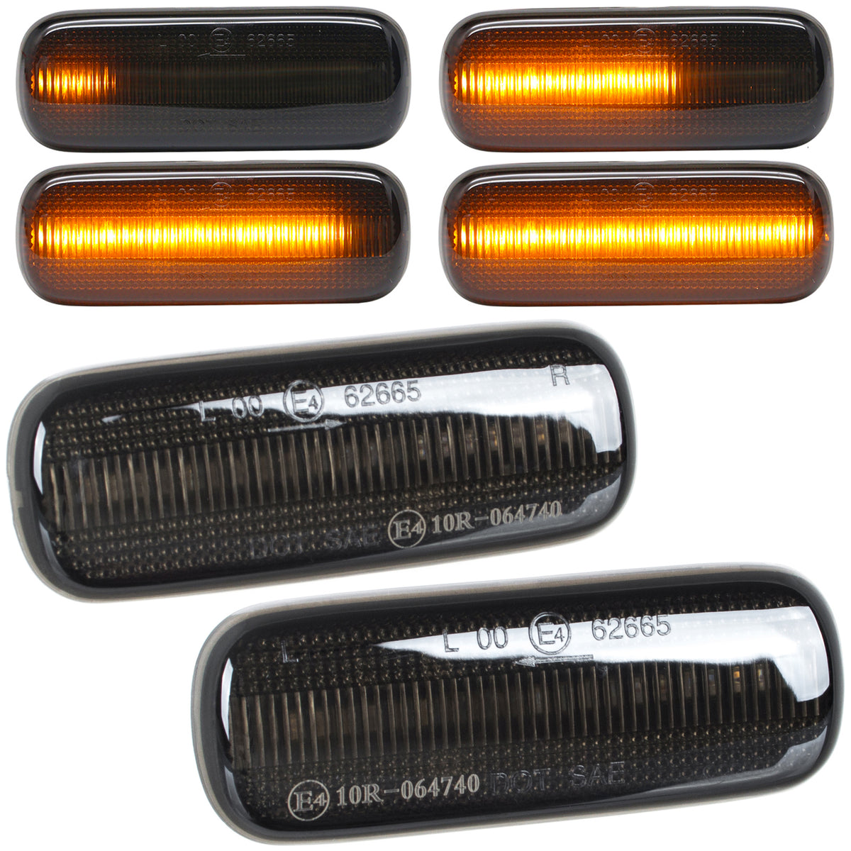 Чифт странични мигачи LED за Citroen C4 1 2004–2011 – 6325G2