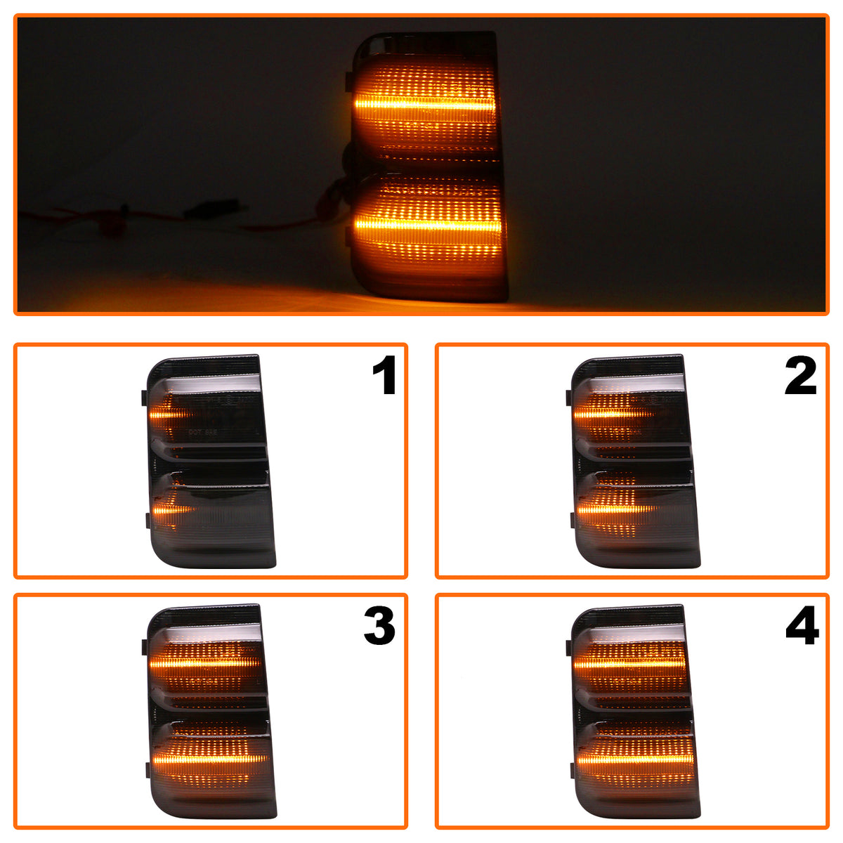 Чифт странични мигачи LED за Ситроен Джъмпер 2006– – 6325H0