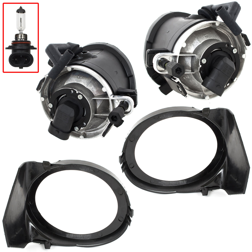 Set proiectoare ceață fumurii cu rame pentru BMW 3 E46 M-Paket M3