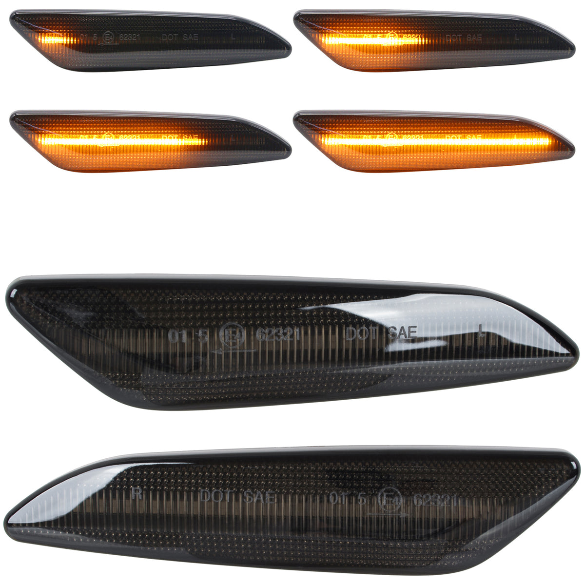 Чифт странични мигачи LED за Alfa Romeo 147 FL 2004–2010 – 06020142