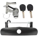 VW Polo IV 9N 01-09 klamka zewnętrzna + wkładka zamka tylnej klapy bagażnika 2 szt. KPL