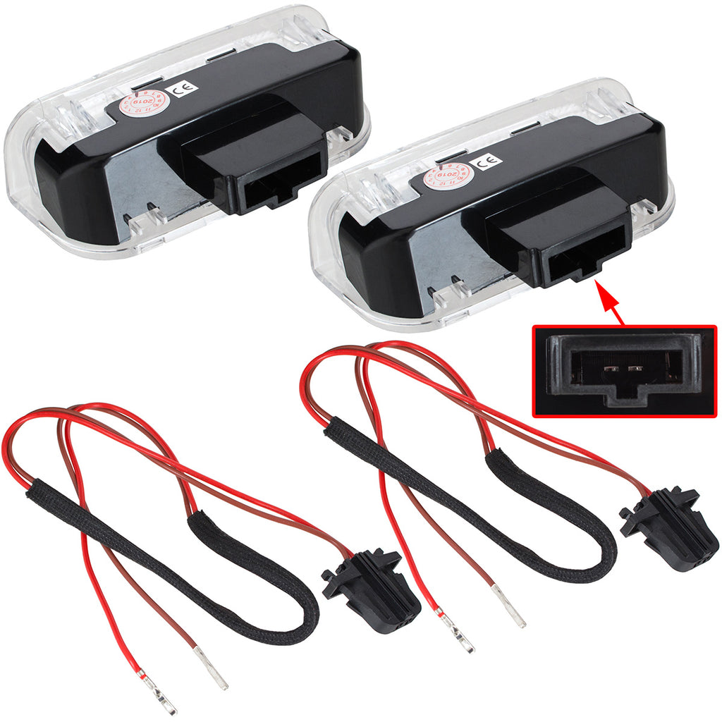 Чифт лампи за врати LED за VW Eos Golf 5 6 Jetta 3 Passat B6 B7 и др.