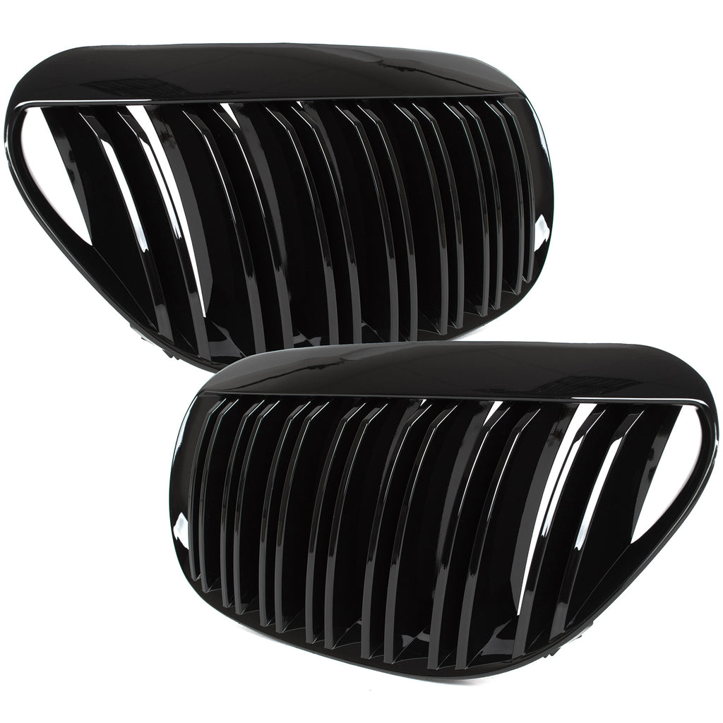 Чифт решетки между фаровете за BMW 6 E63 / E64 2004–2010 – 51137077931