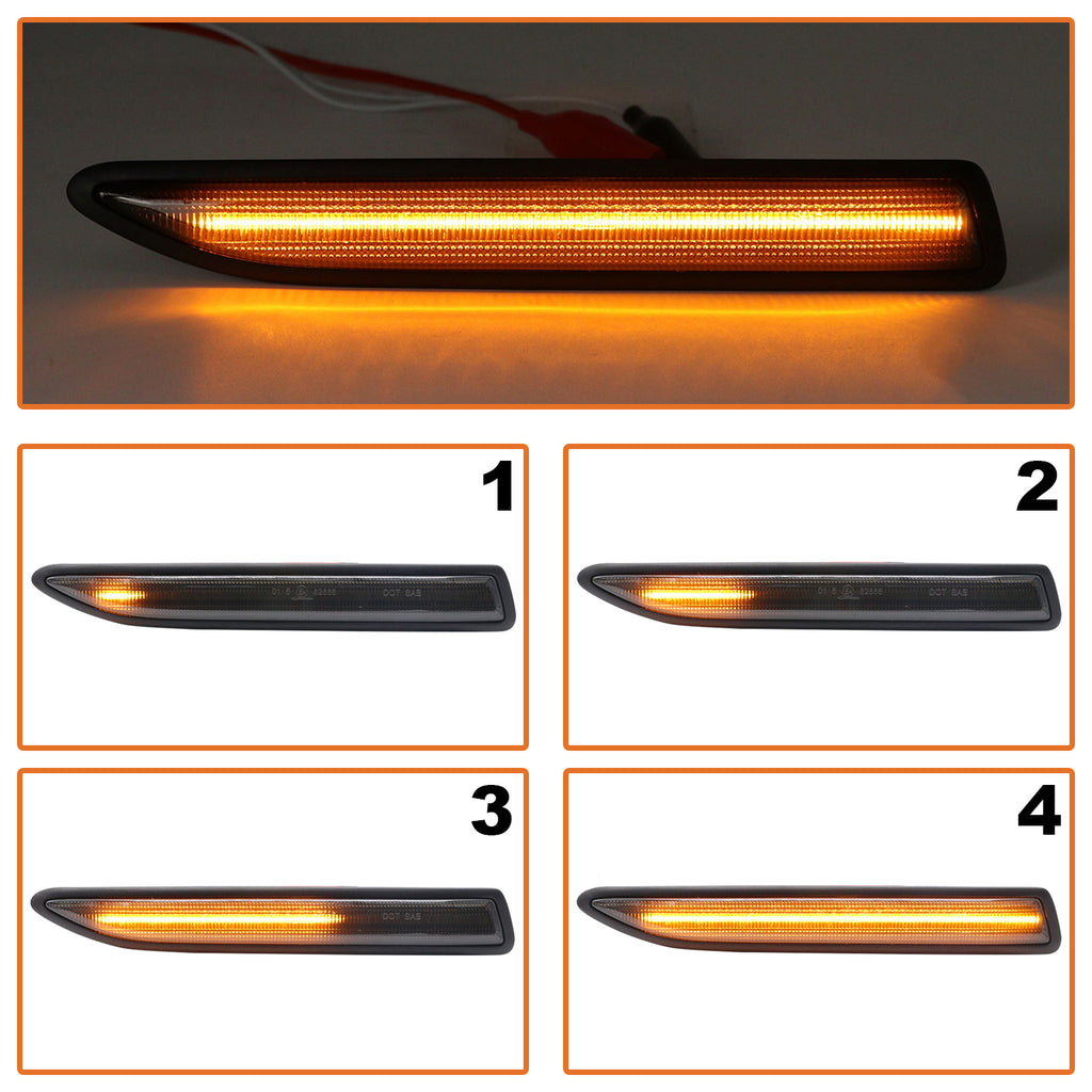 Чифт странични мигачи LED за Форд Мондео 4 (Ford Mondeo 4) 2007–2015