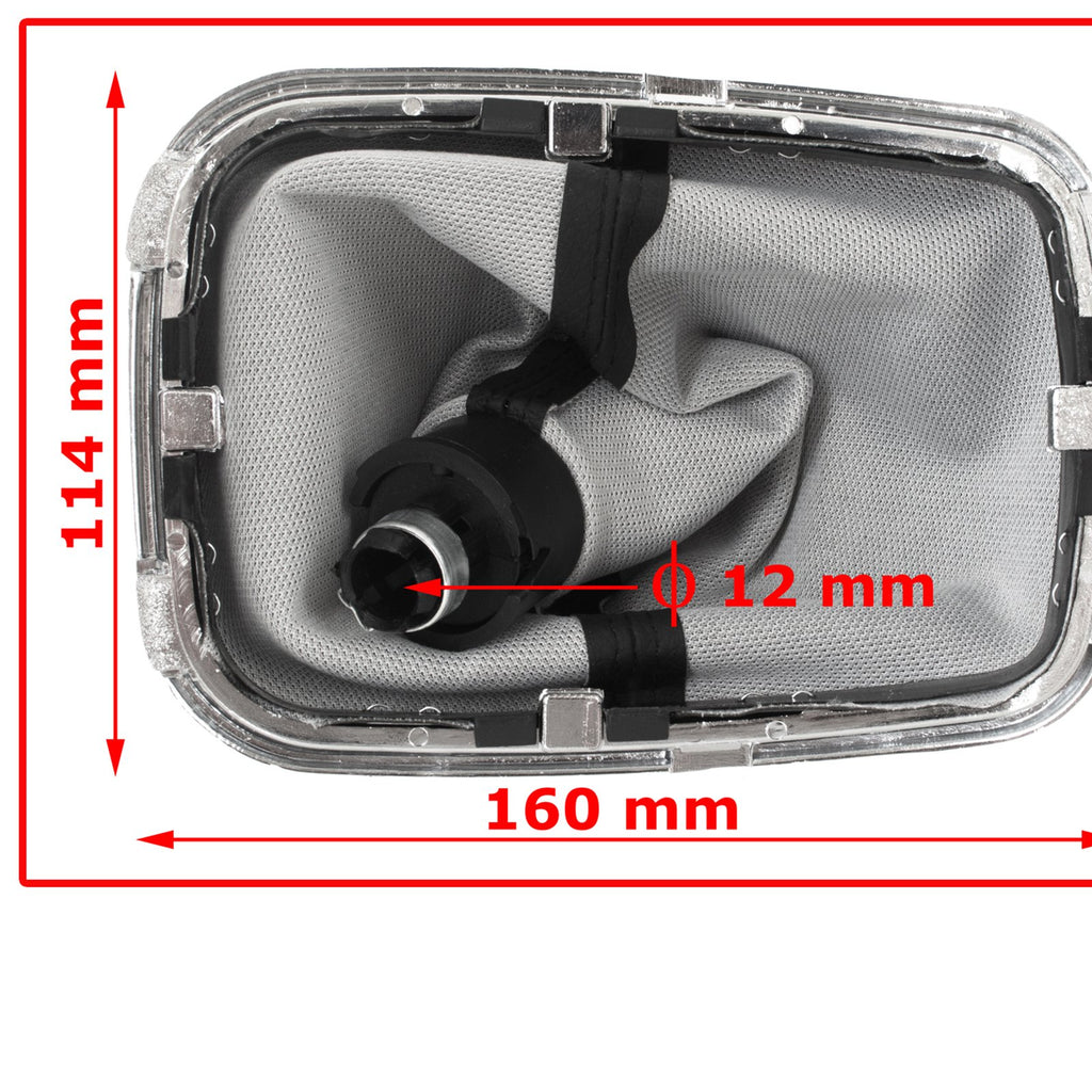 Nucă schimbător de viteze + manșon cu ramă cromată pentru VW Golf 4