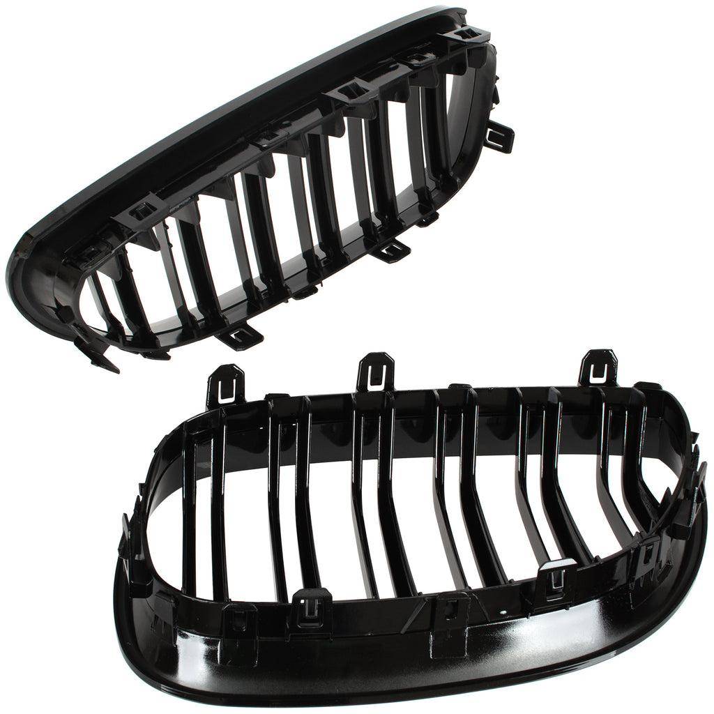 Чифт решетки между фаровете за БМВ Е60 (BMW 5 E60 / E61) 2003–2010