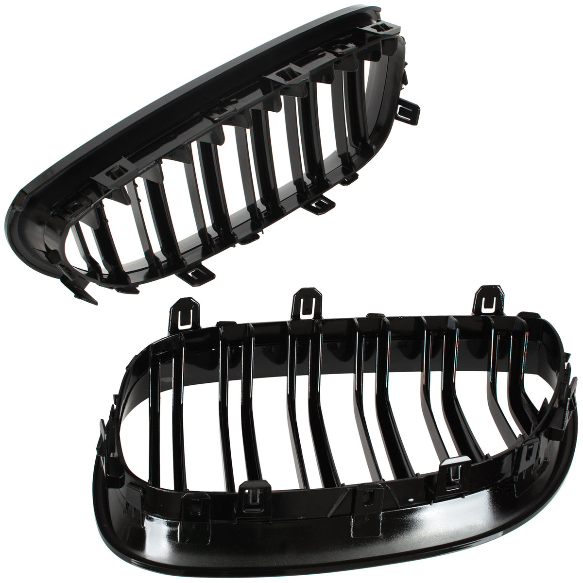 Чифт решетки между фаровете за БМВ Е60 (BMW 5 E60 / E61) 2003–2010